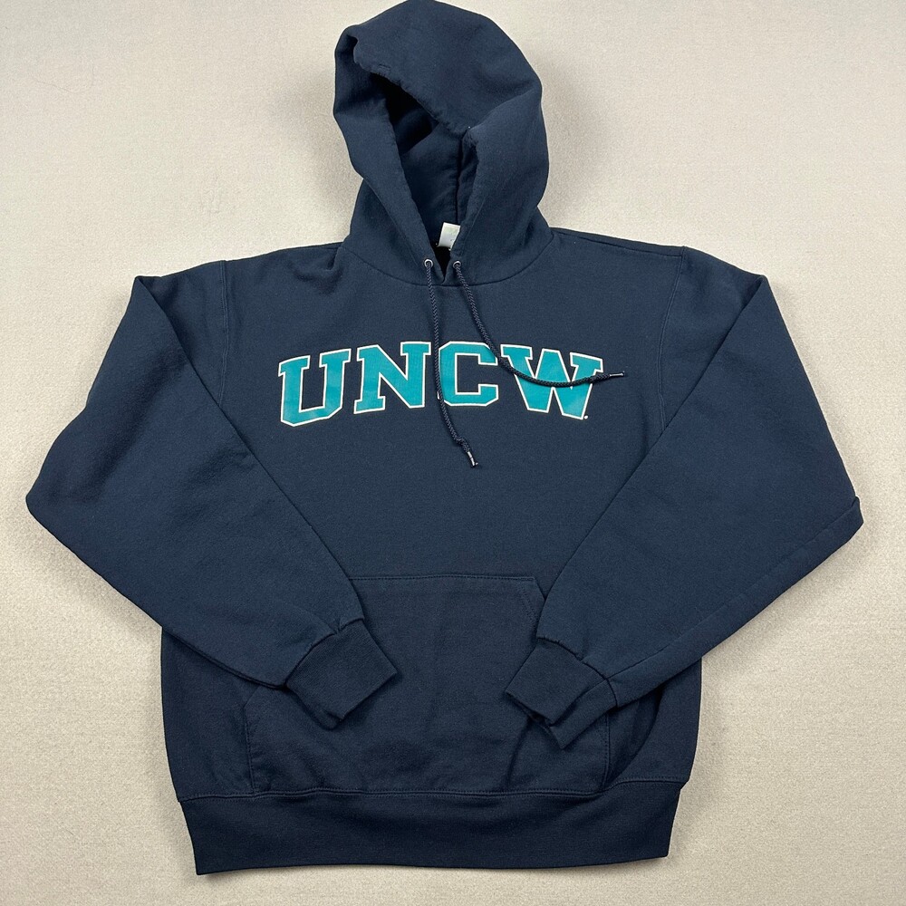 UNC Wilmington Sweatshirt Men Small Blue Champion NCAA Pullover Hoodie S